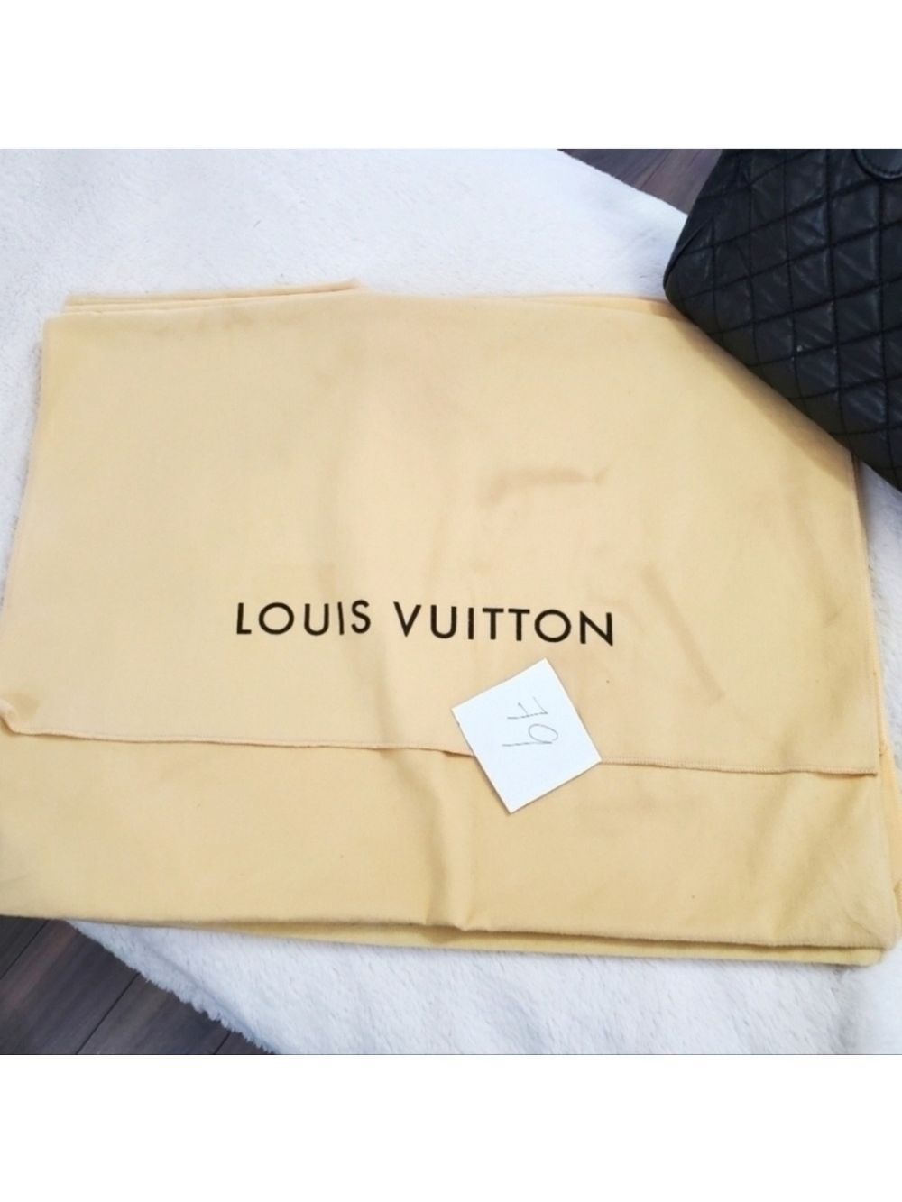 Louis Vuitton Dustbag Flap Storage Cover Authentic